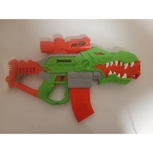 Nerf Dinosquad Rex-Rampage Motorized working Blaster 10 Dart Clip, No Darts